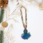 उत्सव के उपहार के लिए ड्राई फ्रूट्स माला, 1 पीस (वास्तविक डिज़ाइन भिन्न हो सकता है)